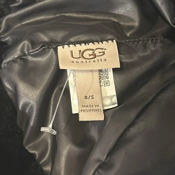 NWOT UGG Black Real Shearling and Polyester Bucket Hat - Picture 5 of 9